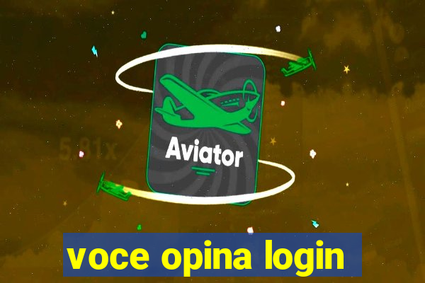 voce opina login